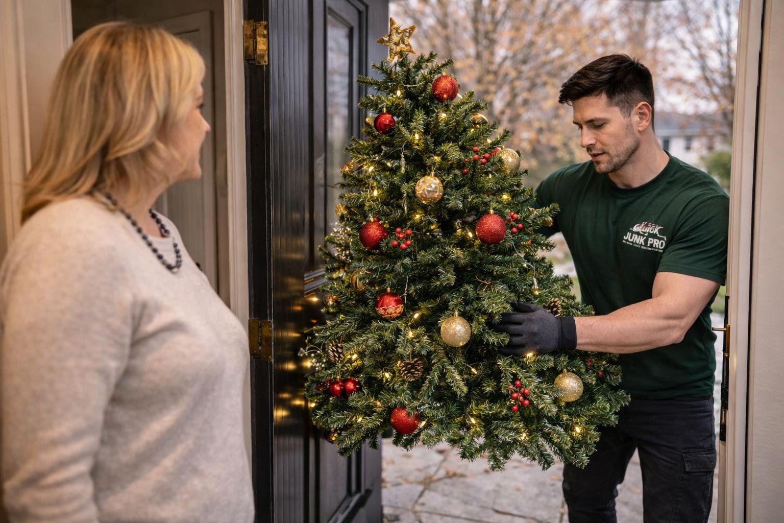Christmas tree removal