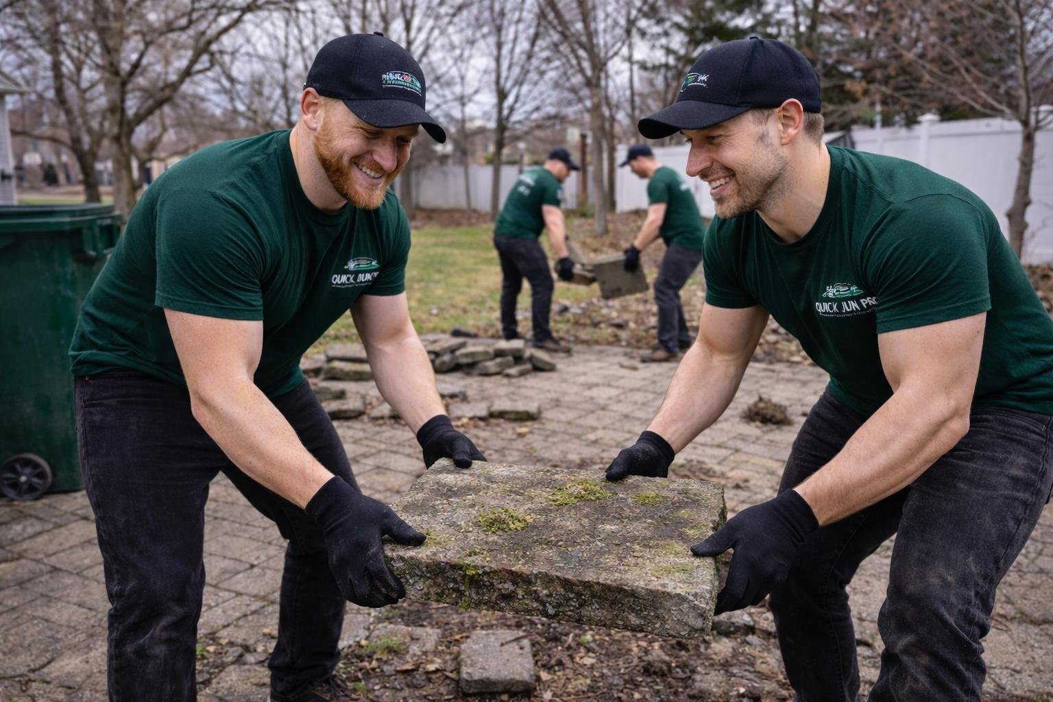 patio stone removal