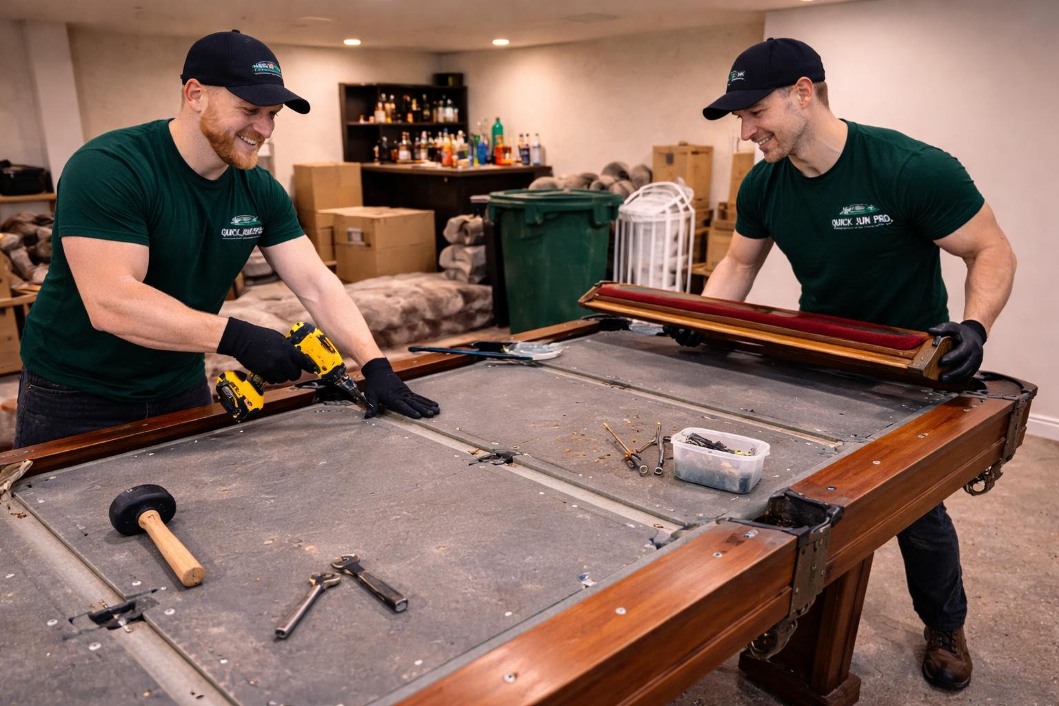 pool table removal